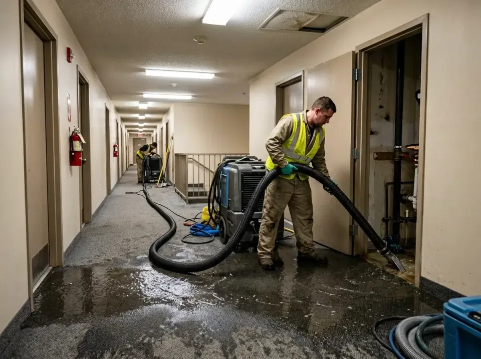 multi-unit-apartment-hallway-f-005 — frequently asked questions, Emergency Burst Pipe Water Extraction & Removal in Bayou Bl…